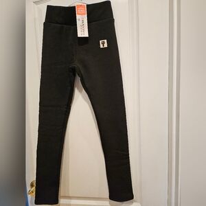 ZMS Black Leggings With Fleece Size M NWT